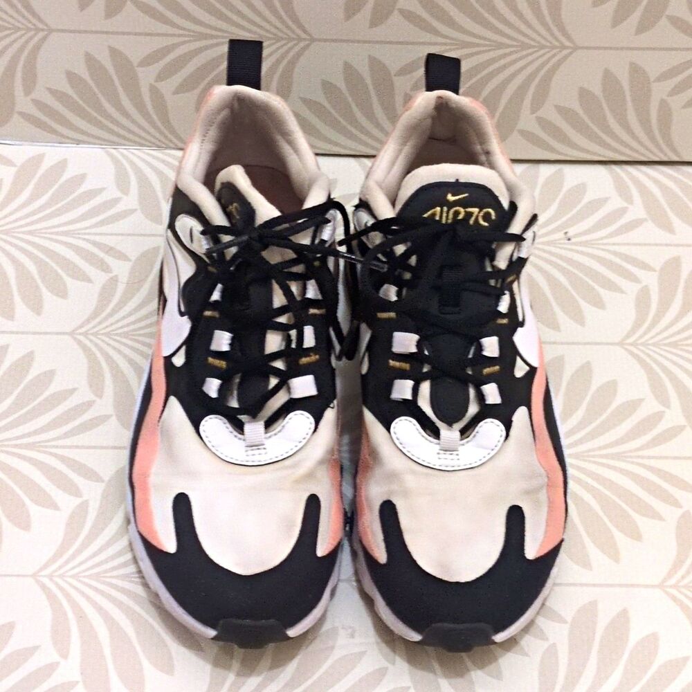 Nike Air Max 270 React Women's Low Top Lace-Up Sneakers AT6174-005 Size 7.5